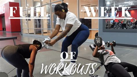 Vlogmas 2021 Day 3 Full Week Of Workouts Gym Edition Youtube