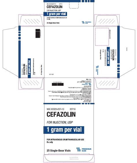 Cefazolin Injection: Package Insert - Drugs.com