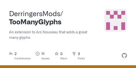 GitHub - DerringersMods/TooManyGlyphs: An extension to Ars Nouveau that ...