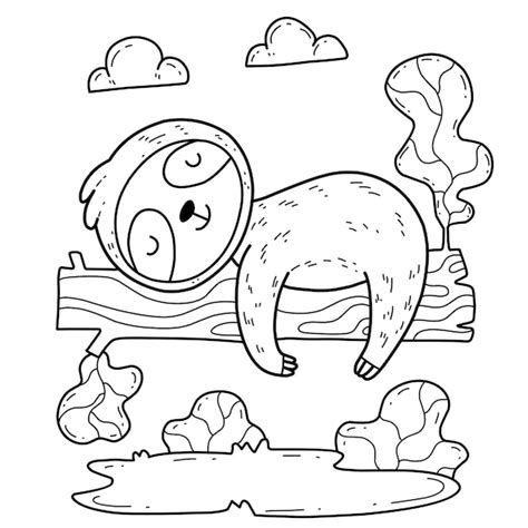 Alfabeto De Livro Para Colorir De Animais Isolado No Fundo Branco