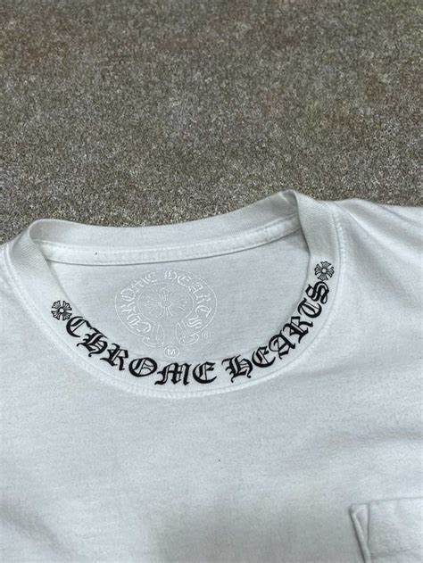 Chrome Hearts Chrome Hearts Neck Logo Cross Tee Gem