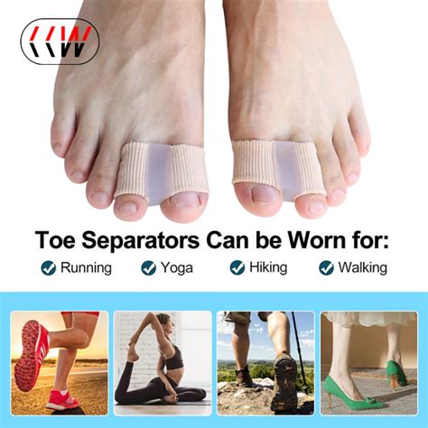 CCW 1PC Silicone Toe Separator Bunion Splint Hallux Valgus Orthosis