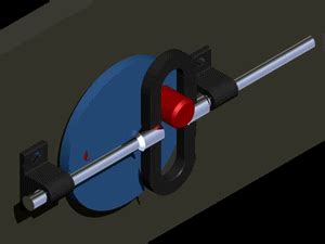 Mechanical Engineering: Animation of Scotch yoke Mechanism