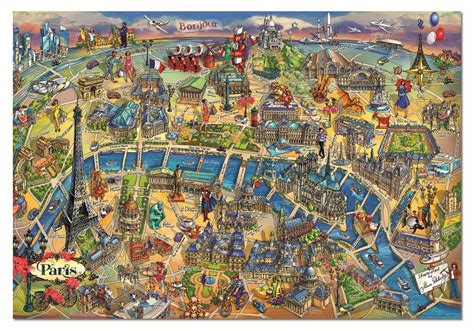 Puzzle Plan De Paris 500 Pieces PuzzleMania Fr