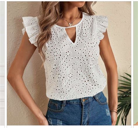 Shein Ruffle Armhole Schiffy Top Artofit