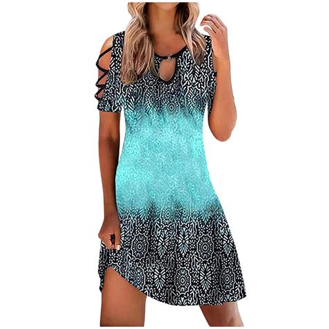 Frostluinai Summer Savings Clearance Summer Dresses For Women 2022 Plus