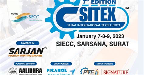 Sitex To Provide An Excellent Opportunity To The Surat Textile