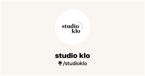 Studio Klo Instagram Facebook Linktree