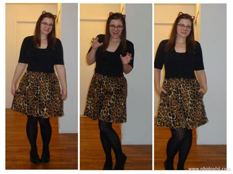 Homemade Leopard Costume