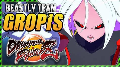 Dbfz Gropis Beastly Team Dragon Ball Fighterz Unclebardockdb