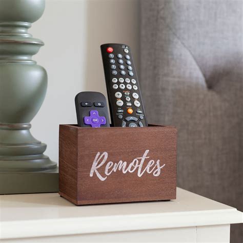 Farmhouse Remote Caddy Farmhouse Decor Wooden Organizer Remote