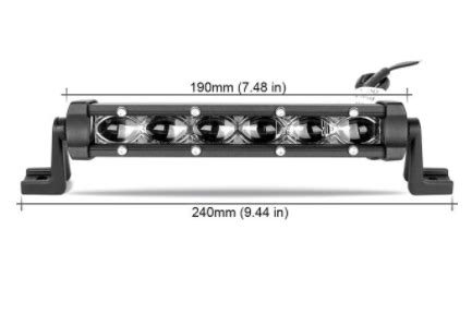 Slim LED Light Bar In Multiple Sizes - 8" 14" 20" 26" 32" Jeep Wrangle ...