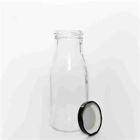 Transparent 300 Ml Milkshake Glass Bottle Lug Cap 43 Mm At Rs 1 Piece