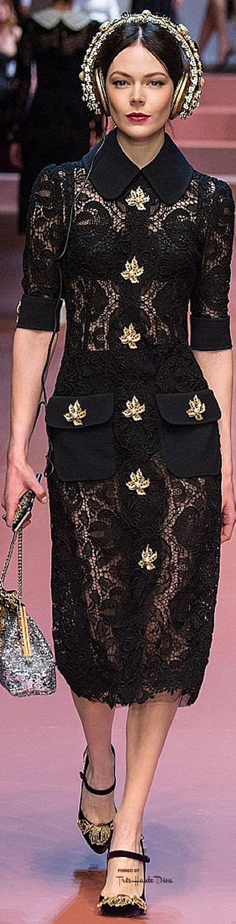 MFW Dolce Gabbana Fall 2015 RTW THD Fashion Glamour Dress