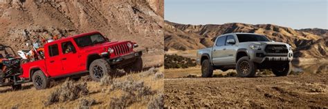 Jeep Gladiator Vs Toyota Tacoma Ffun Dodge North Battleford