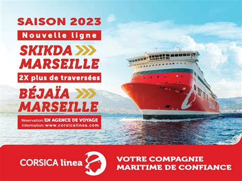 Corsica Linea Une Nouvelle Ligne Entre Skikda Et Marseille CHARIKATI