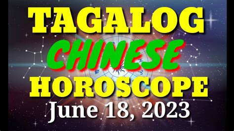 Tagalog Chinese Horoscope Luckyswerte Youtube