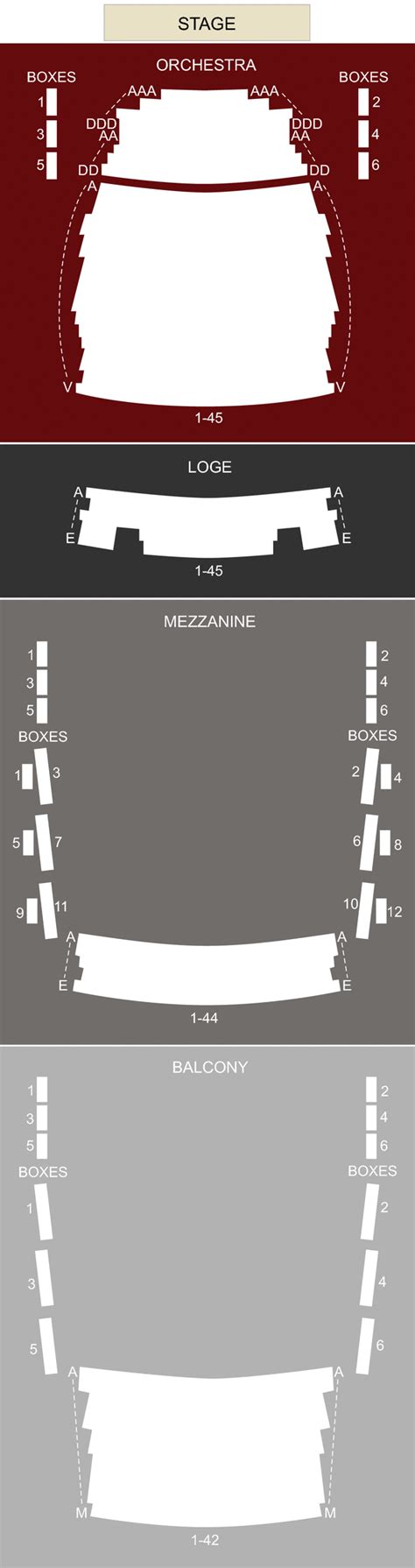 Pikes Peak Center, Colorado Springs, CO - Seating Chart & Stage ...