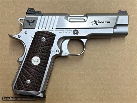 Wilson Combat Experior Compact 9mm Stainless Steel 1911 XP CP 9