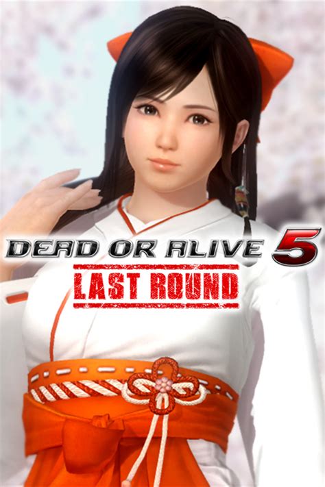 Dead Or Alive 5 Last Round Shrine Maiden Costume Kokoro Cover Or