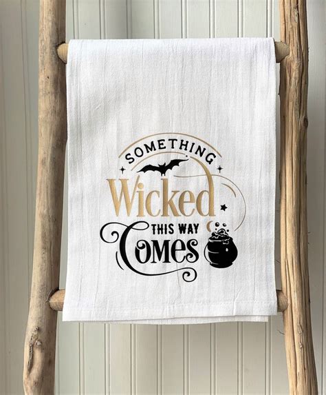 Something Wicked This Way Comes Tea Towel Shakespeare Macbeth Tea