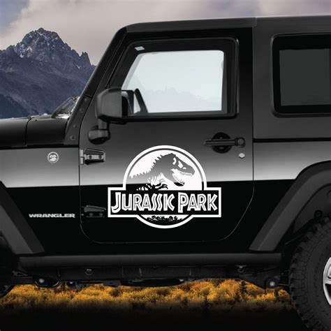 Summit Graphix Custom Vehicle Jurassic Park Jeep Decal