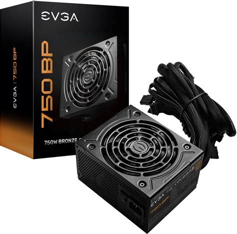 EVGA 750 BP 80 BRONZE 750W 100 BP 0750 K1 Power Supply 100 BP 0750