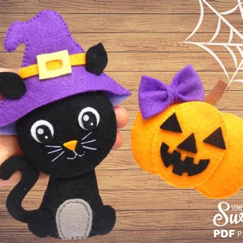 Pumpkin Sewing PATTERN PDF Easy Felt Sewing Project For Etsy