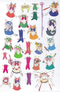 My Sailor Moon Paper Dolls Scanny3 Picasa Webalbum Sailor Moon