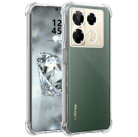 ETUI DO INFINIX NOTE 40 PRO 4G WZMACNIANE PANCERNE PRZEŹROCZYSTE CASE