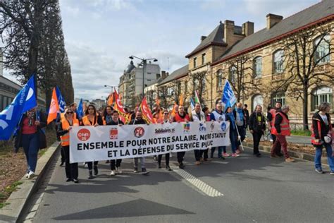 Grève dans la fonction publique à Rennes un mouvement qui va durer