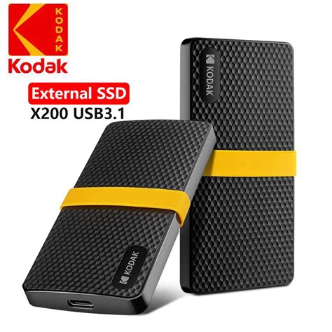 Kodak X200 X200 Pro โซลิดสเตตไดรฟ์ ภายนอก Nvme Ssd 512gb 1tb 2tb แบบ