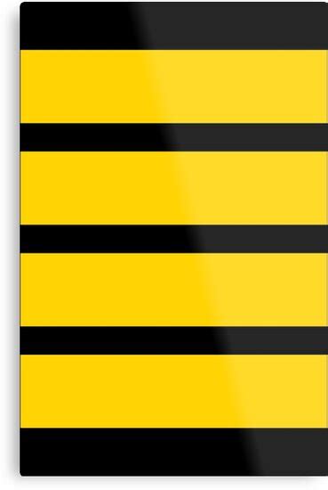 "Pilot Captain Stripes" Metal Prints by parakeet | Redbubble