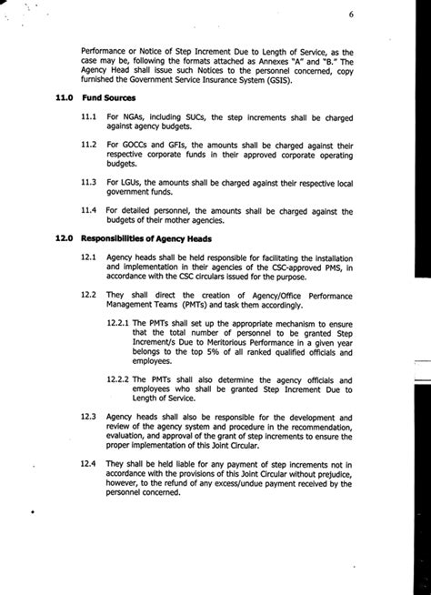 Rules and regulations on the grant of step increment/s due to ...