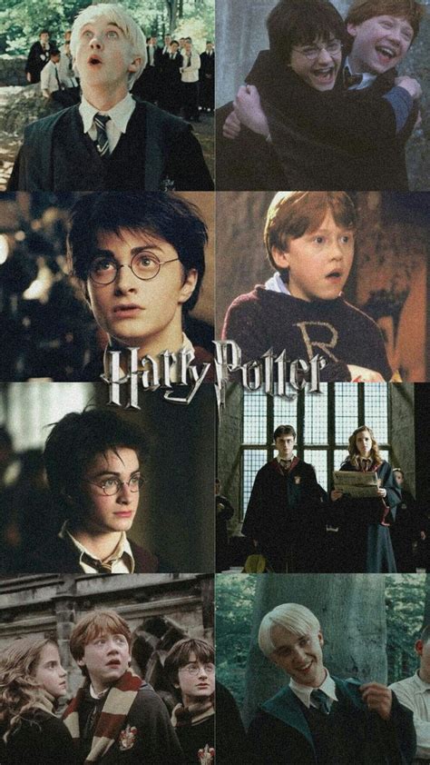 Harry Potter Collage With Many Different Pictures