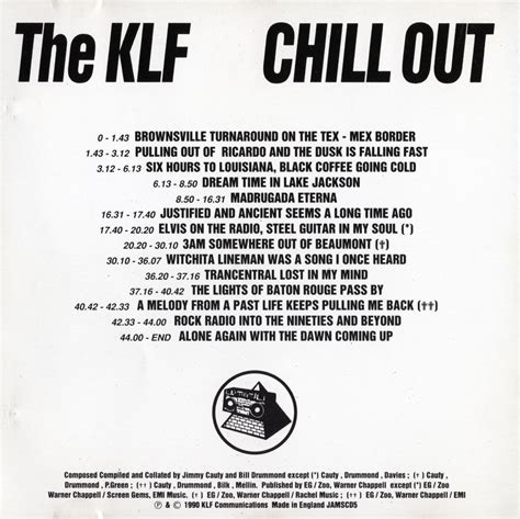 Chill Out (KLF Album, 1990) - KLF ONLINE