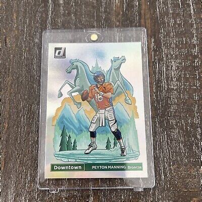 2023 Panini Donruss Peyton Manning Downtown Holo SSP D 9 Broncos MINT