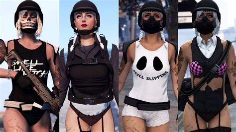 Gta V 30 Cute And Easy Female Outfits No Transfer Ps4 Ps5 Xbox One Pc Clothes For Women