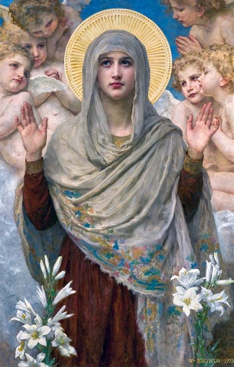 Pray For Us Painting By William Adolphe Bouguereau