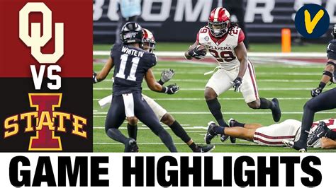 10 Oklahoma Vs 6 Iowa State Highlights 2020 Big 12 Championship