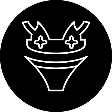 Bikini Vector Icon Style Vector Art At Vecteezy