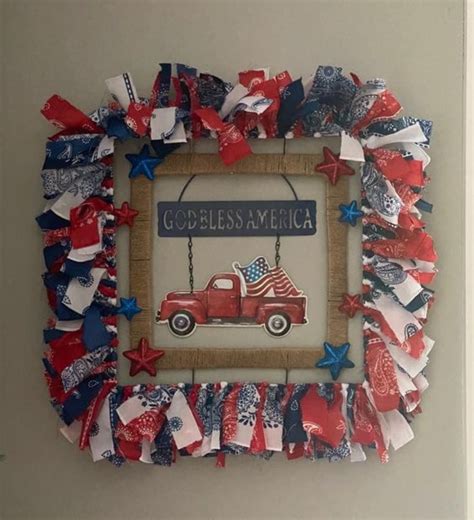 Easy Dollar Store Patriotic Th Of July Crafts Feltmagnet