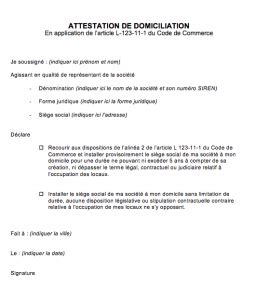 Exemple De Lettre De Demande D Attestation De Domiciliation Bancaire