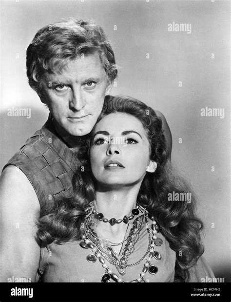 The Vikings Kirk Douglas Janet Leigh 1958 Stock Photo Alamy