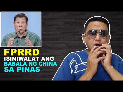 FPRRD ISINIWALAT ANG NAKAKATAKOT NA BABALA NG CHINA SA PINAS YouTube