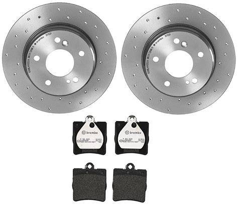 Mercedes Chrysler Disc Brake Pad And Rotor Kit Rear Mm Low Met