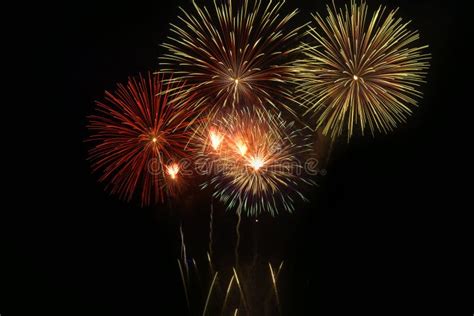 Fireworks light up the sky stock image. Image of glowing - 162985343