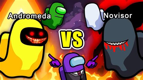 Andromeda Vs Novisor Batalla Epica De Impostores En Among Us