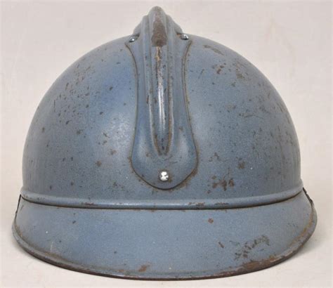 Cs Militaria Ww French Infantry M Adrian Helmet In Early War Light