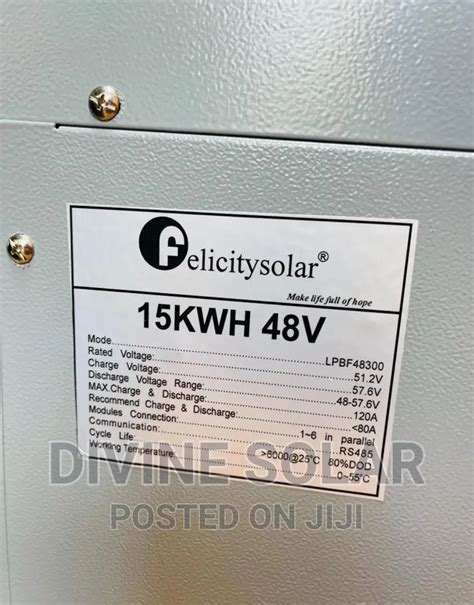 15kwh Felicity Lithium Ion Battery Available Now In Ojo Solar Energy